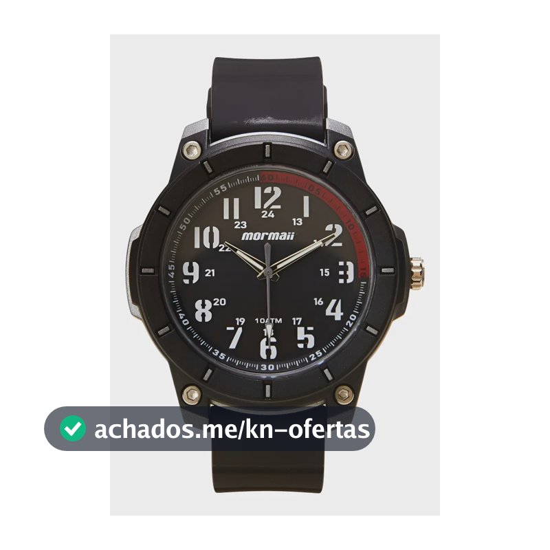 Relógio Masculino Casual Mo2035LG/8r cor Preto Mormaii