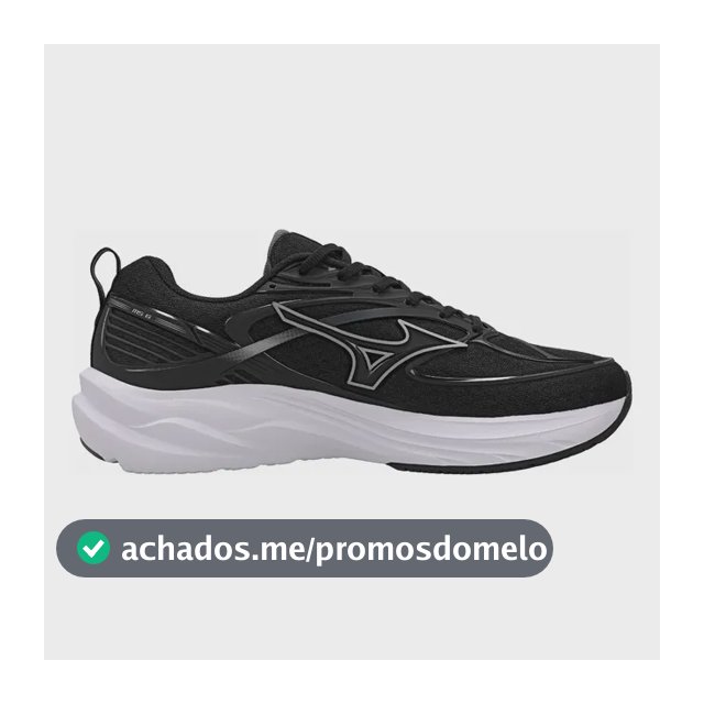 Tênis Masculino Space 6 Mizuno 90-preto Liso 40 Br