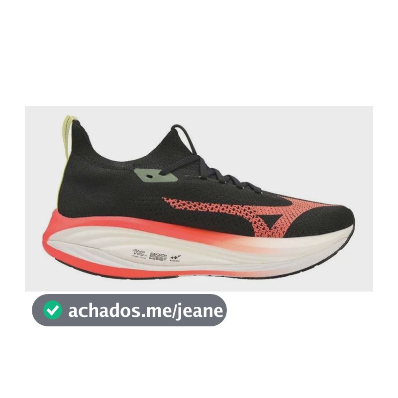 Tênis Mizuno Neo Vista 3 Unissex Preto/vermelho 42 Br