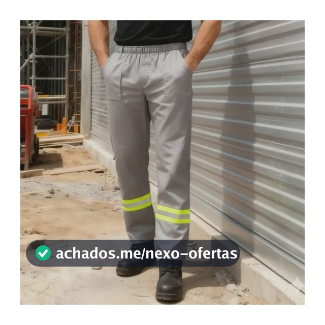 Calça Brim Pesado Reforçada Entre Pernas Trabalho Empresa