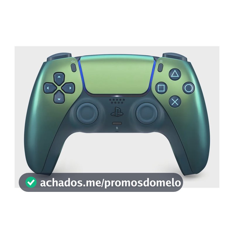 Controle sem fio DualSense Chroma Teal PS5 Sony CFI-ZCT1W cor verde