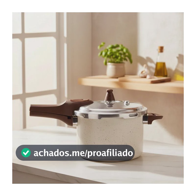 Panela De Pressão Brinox Pressure 4,2l Ø20 X 14,5 Cm Vanilla Baunilha