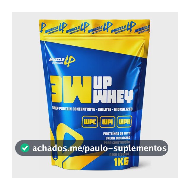 Whey Protein 3w 100% 24g De Proteína / Dose (30g) Muscle Up