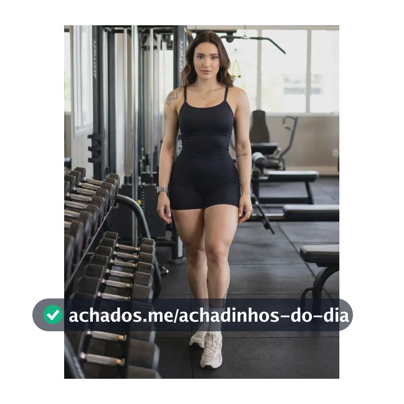 Macaquinho Fitness Curto Academia Treino Zero Transparência Preto Liso Gg
