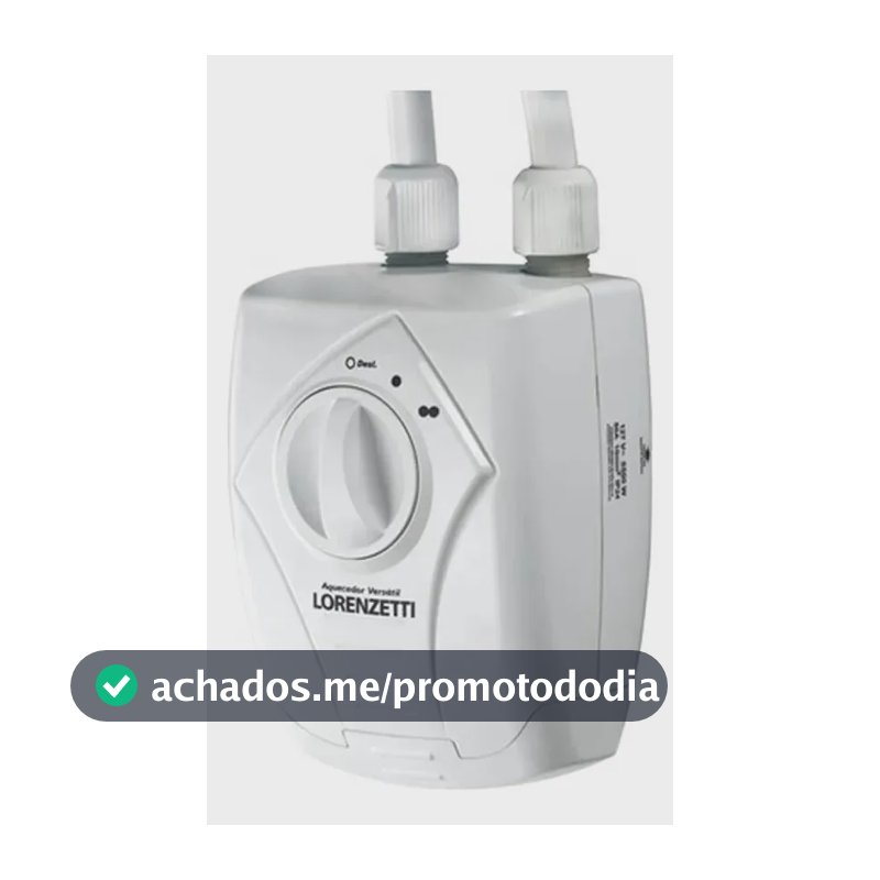 Aquecedor De Água Lorenzetti Elétrico Versátil Branco