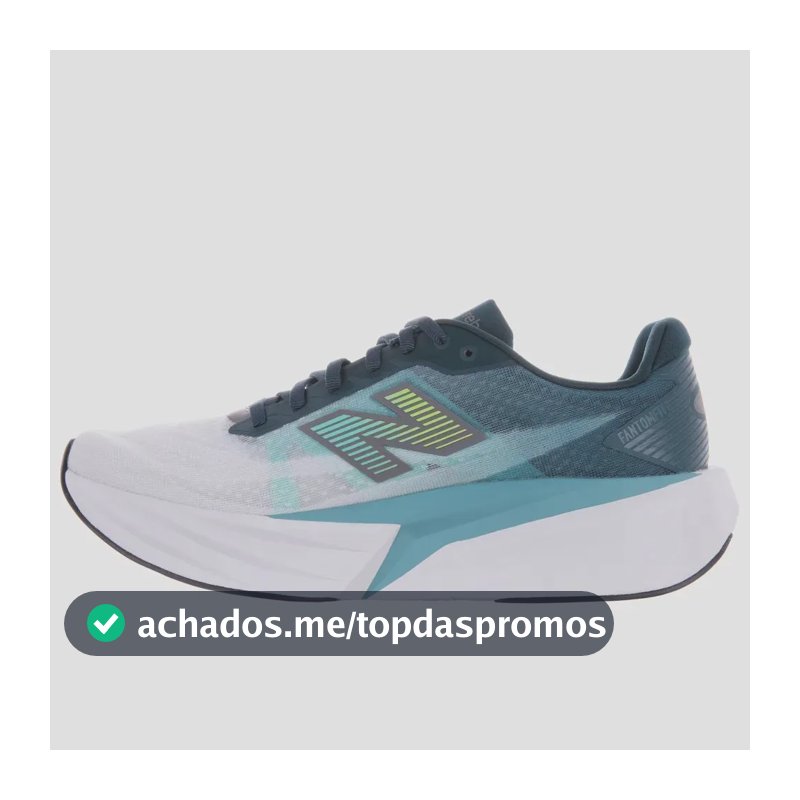 Tênis New Balance Fuelcell Rebel V5 Verde Azulado Masculino Verde-escuro Verde Escuro 42 Br