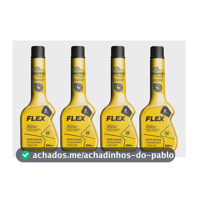 4 Aditivos Combustível Promax Flex 200ml Para Carros e Caminhonetes