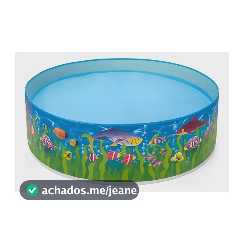 Piscina Infantil 1000 Litros Semi Rígida Colorida