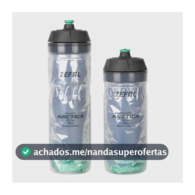 2x Garrafas Termica Arctica Zefal 550/750ml Caramanhola Bike
