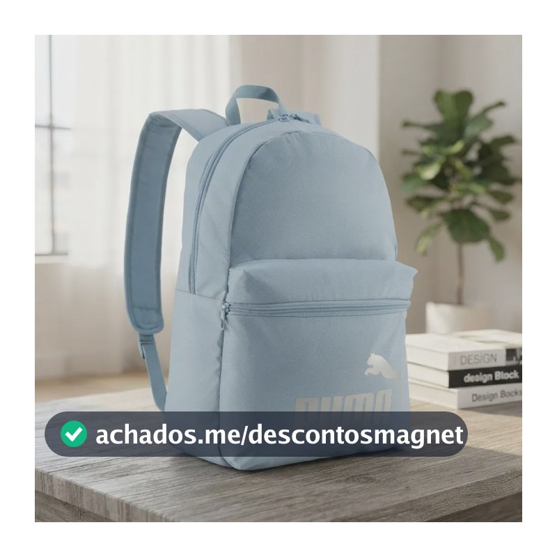 Mochila Phase Backpack Azul Puma Azul Liso