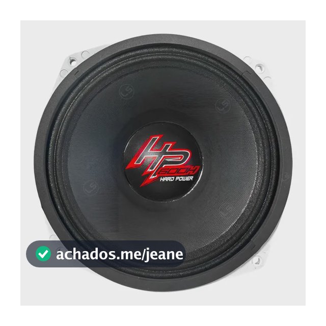 Alto Falante Hard Power Hp600 10 Polegadas 6 Ohms 600w 600w