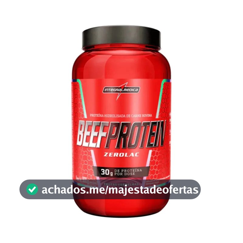 Beef Protein Hidrolisado Frutas Vermelhas 900g Integral