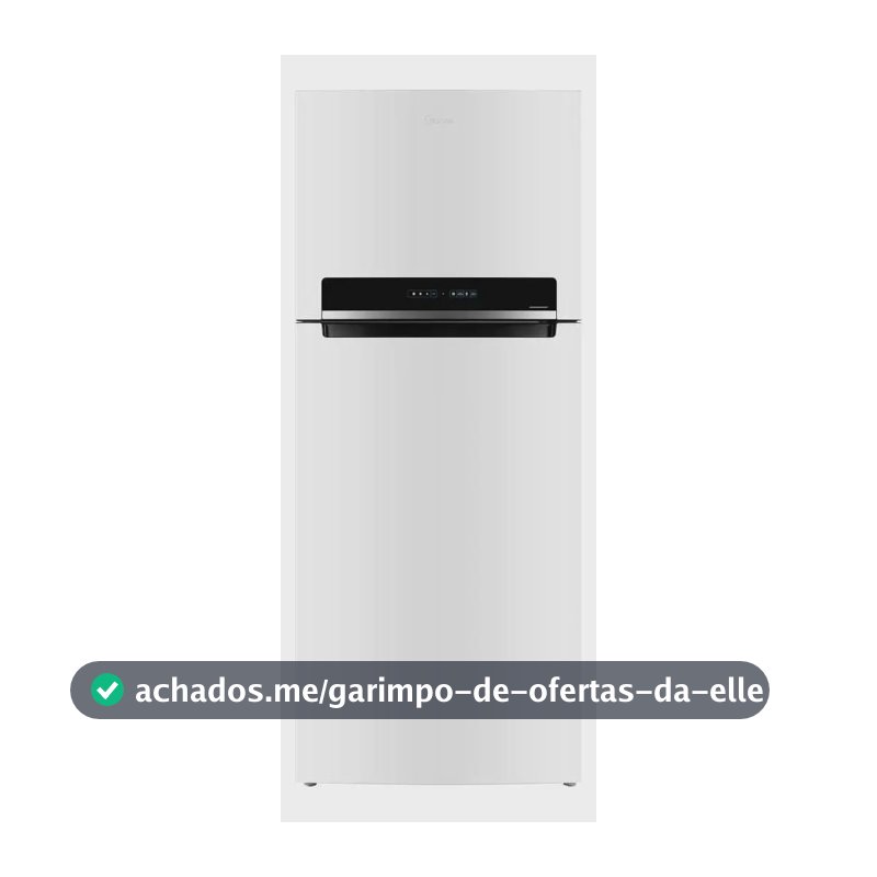 Geladeira Midea Frost Free Duplex Inverter 473L com Painel Digital e A Alarme de Porta Aberta Branca Bivolt