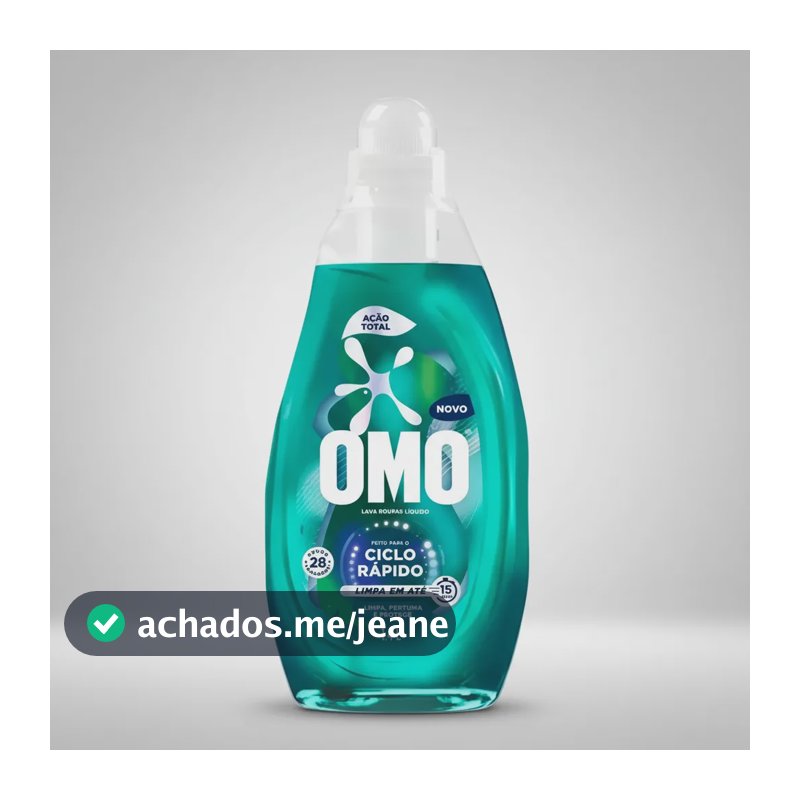 Novo Omo Ciclo Rapido Ação Total 750ml