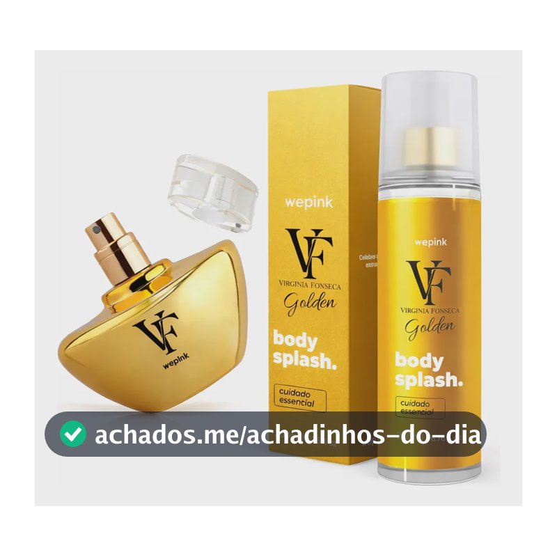 Kit Wepink Vf Golden Perfume + Body Splash