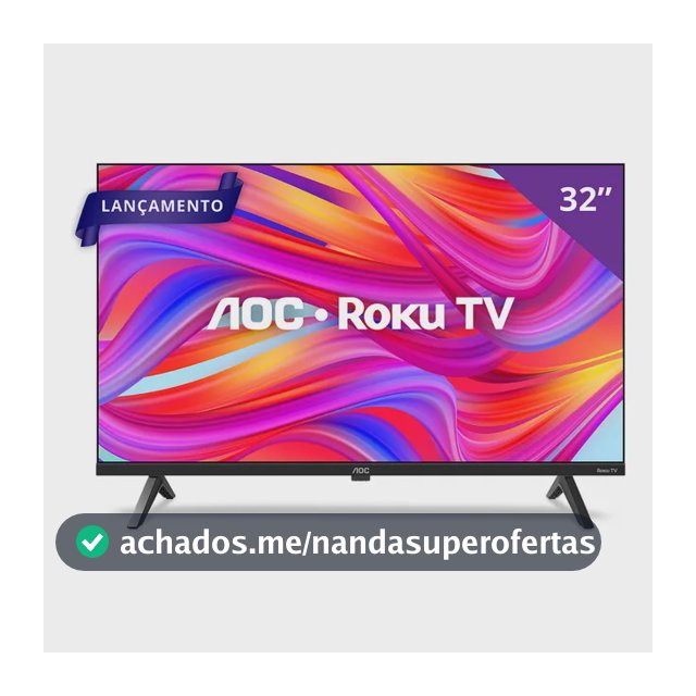 Smart Tv 32 Hd Aoc Tv 32s5045/78g Hdmi 1 Usb Wifi Roku