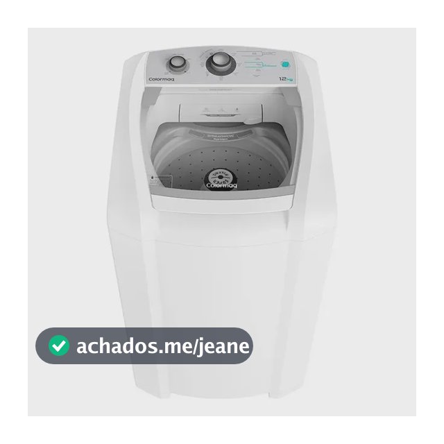 Máquina De Lavar Roupa Automática Colormaq 12kg - Cor Branco