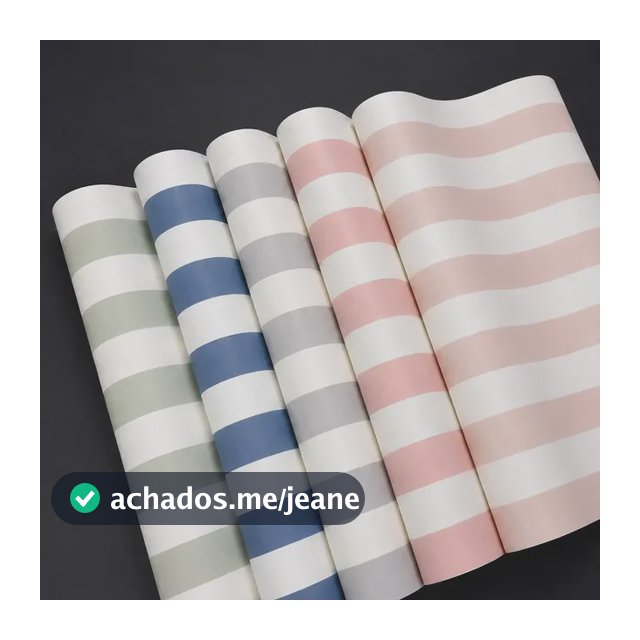 Papel Parede Importado Lavável 3d Vinílico Listrado Listras
