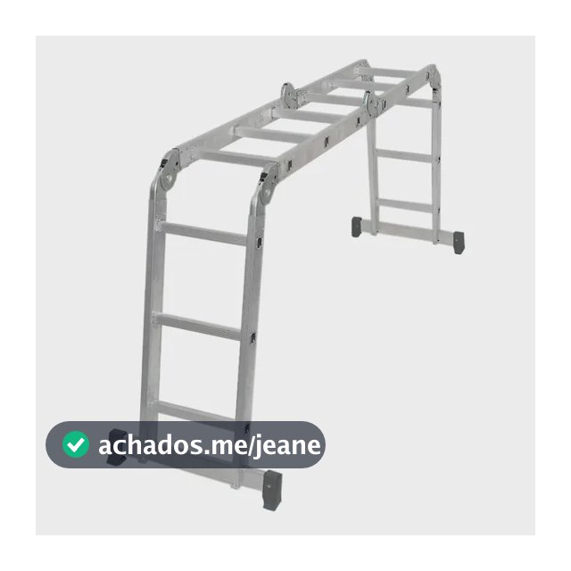 Escada Articulada 4x3 Alumínio 3,40m 12 Degraus – Reisam