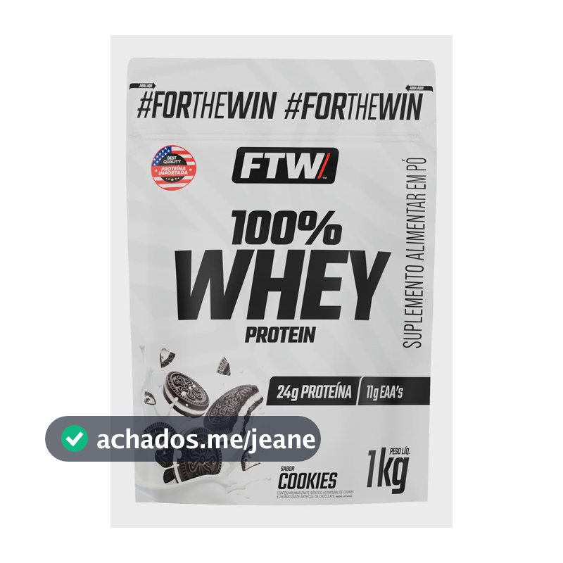 Whey Protein 100% Refil 1 Kg FTW