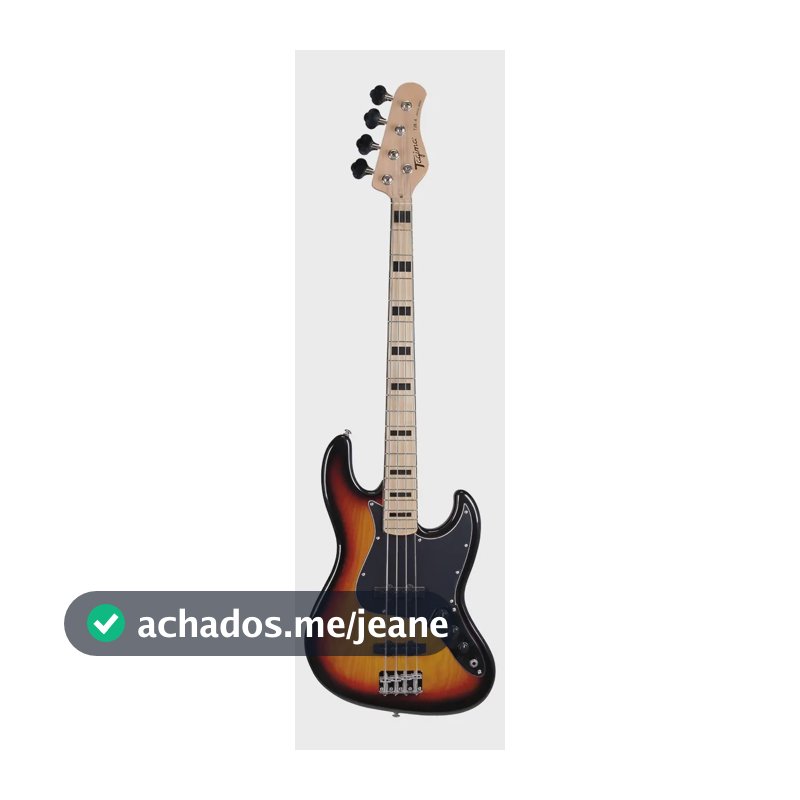 Contrabaixo Elétrico Tagima Tjb-4 Classic Séries 4 Cordas Acabamento do corpo Envernizado Cor Sunburst Orientação da mão Destro
