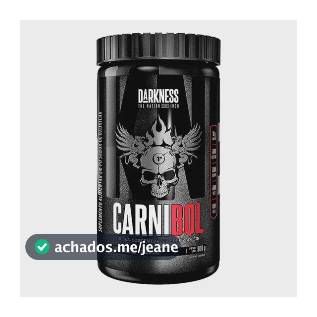 Carnibol Darkness Integralmédica Sabor Baunilha 900g Baunilha