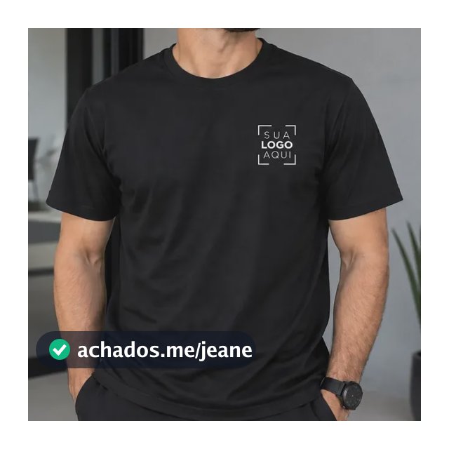 Kit 5 Camiseta Premium Personalizada Arte Logomarca Peito