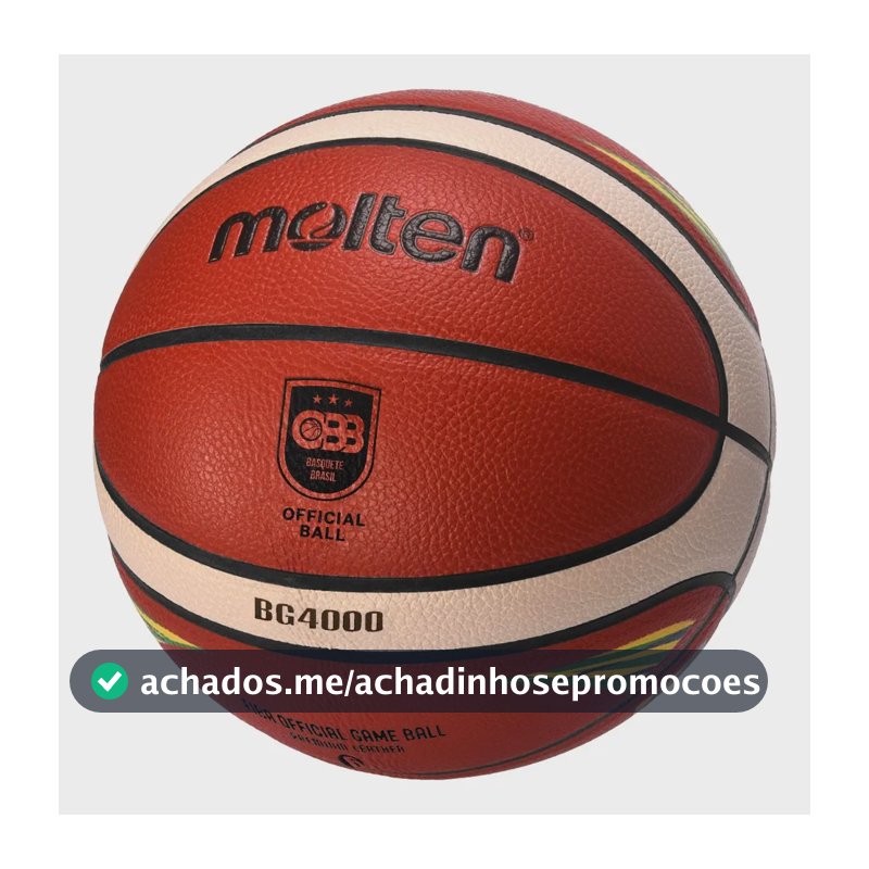 Bola De Basquete Molten Bg4000 Cbb Oficial T7 Basketball Fib Laranja-escuro