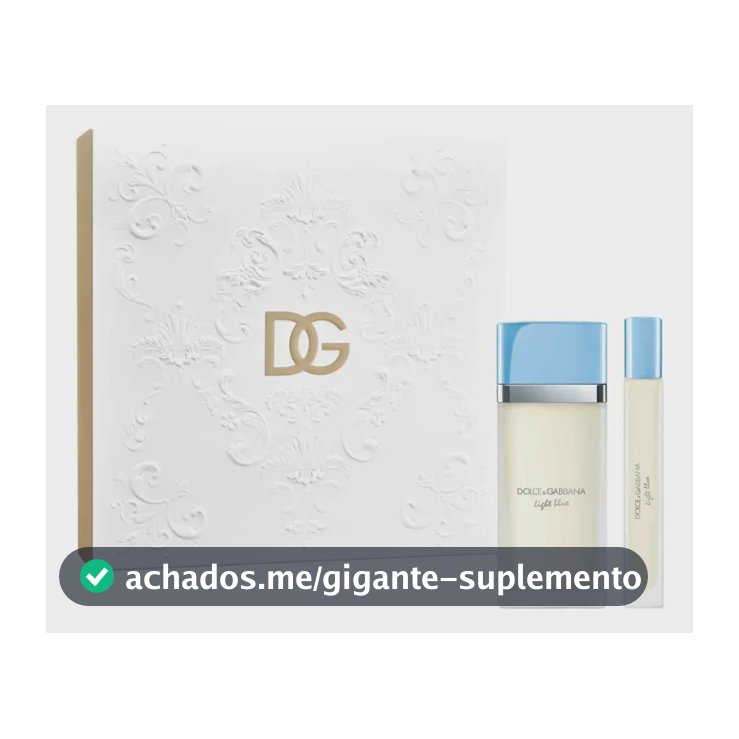 Coffret Dolce Gabbana Light Blue Edt Feminino 50ml + Travel