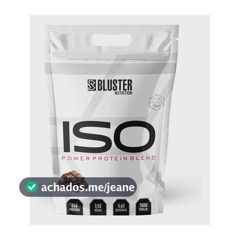 Whey Isolado 900g Absolut Nutrition Bluster Sabor Chocolate Proteína