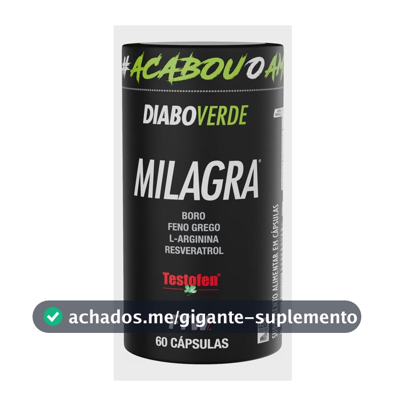 Milagra Pote 60 Cáps FTW - DIABO VERDE