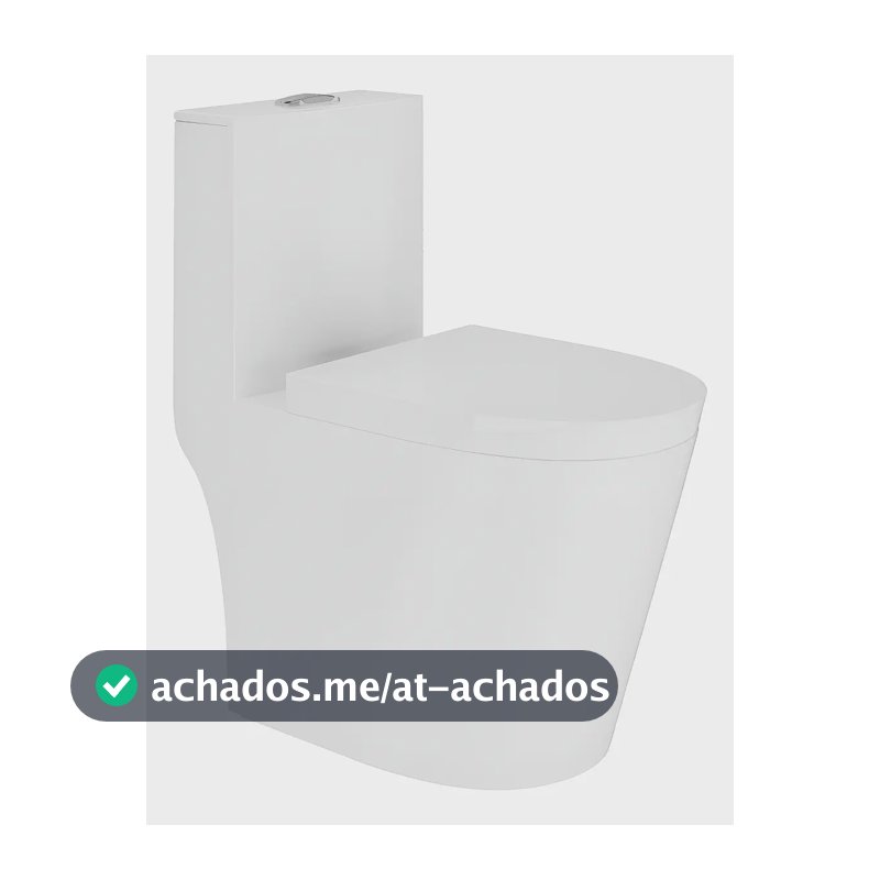 Vaso Sanitário Monobloco Caixa Acoplada Completo Privada Cor Branco Tubrax - VAB0003