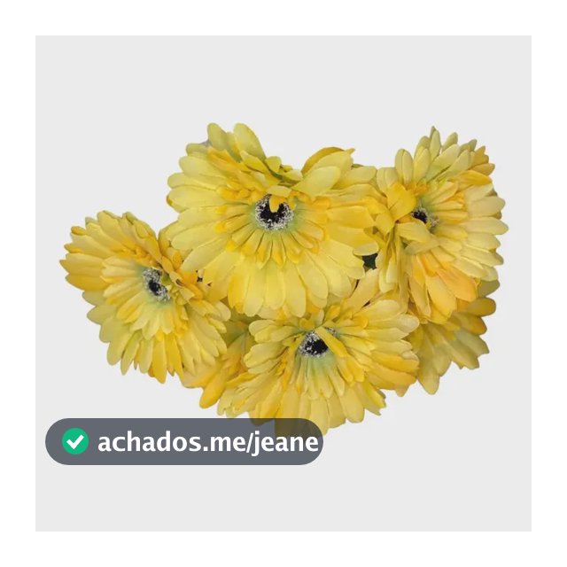 Kit Com 3 Buquê De Gérbera Artificial Com 5 Flores