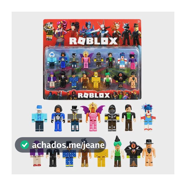 Kit 16 Bonecos Roblox Articulado Brinquedo Personagens