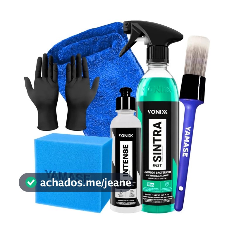 Kit Intense Renova Revitalizador Plástico Sintra Fast Vonixx