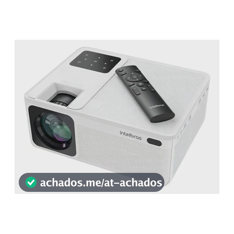 Projetor PFL5211 Full HD 5200lm Branco Intelbras 127/220V