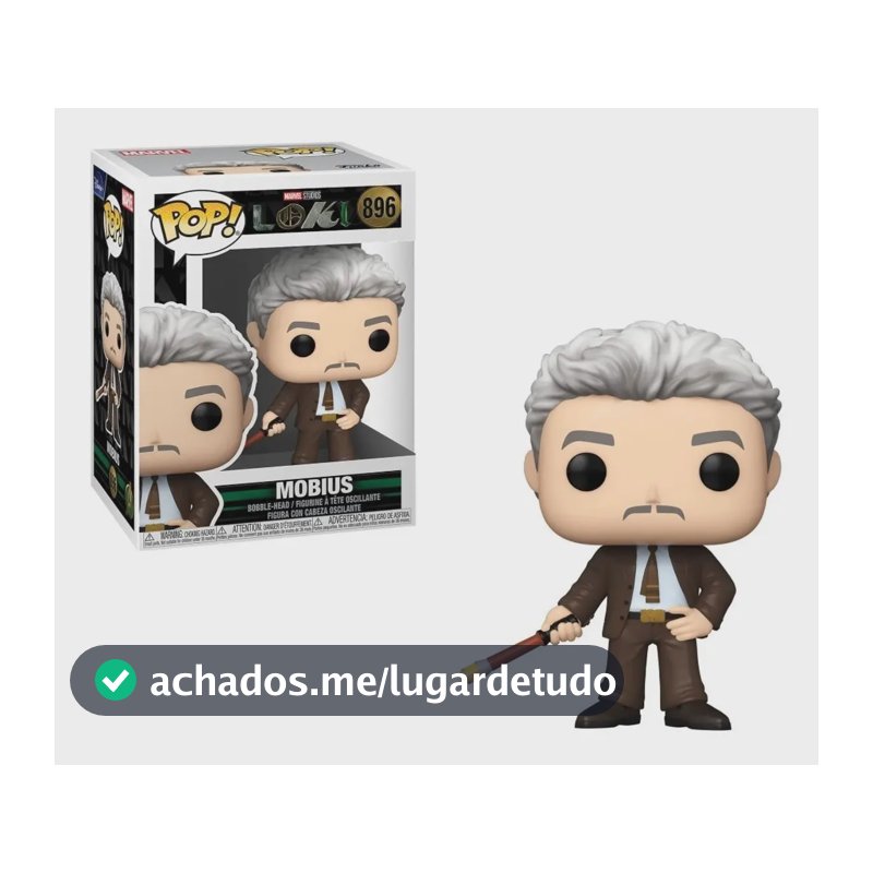 Série Marvel Loki Boneco Pop Funko Mobius #896
