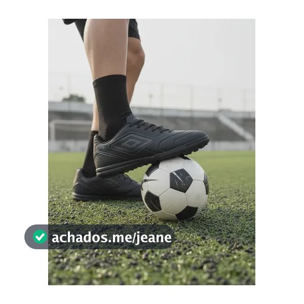 Chuteira Umbro Attak Iii Society Grama Sintética Original Preto/preto/preto 41