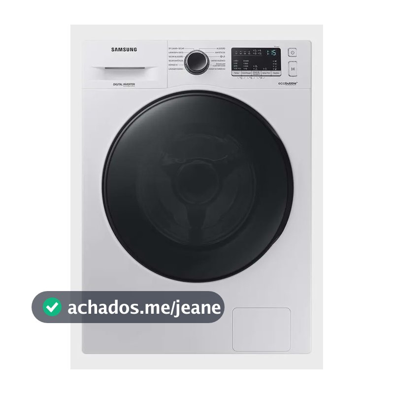 Lava E Seca Samsung Wd11a Com Ecobubble Branca 11kg