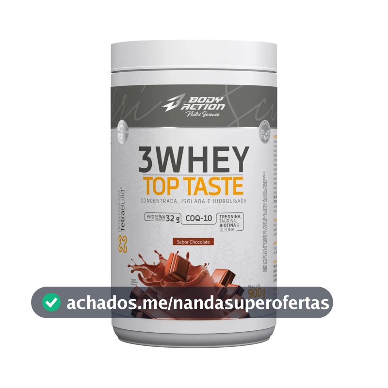 3 Whey Top Taste 900g Body-action Chocolate