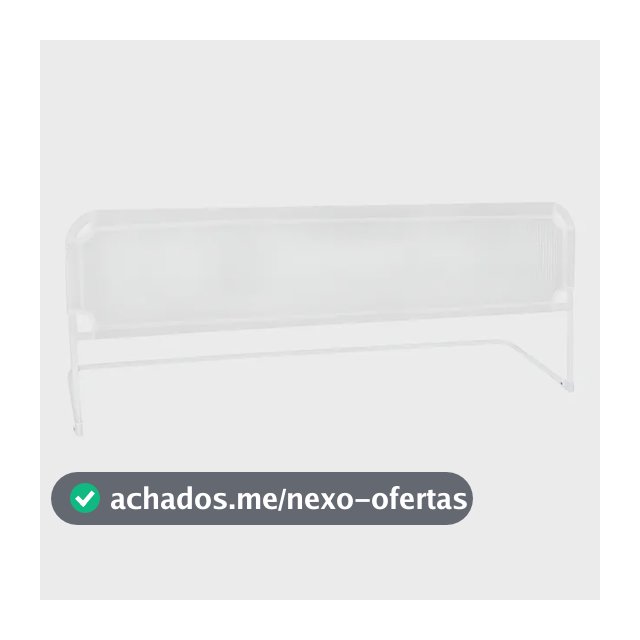 Grade Proteção De Cama Box Master - 120 X 54 - Resistente Cor Branco Branco