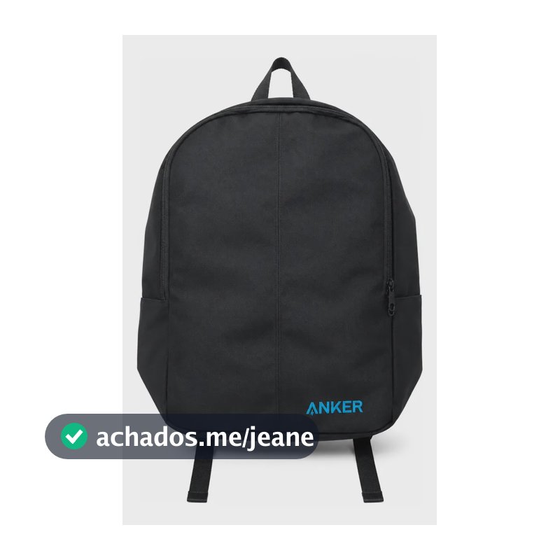 Mochila Anker Urbana Básica Discreta Preta Faculdade Noteboo Preto