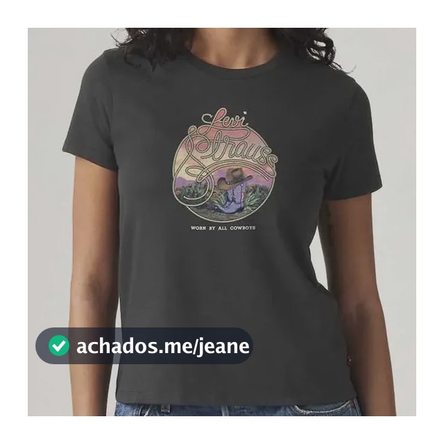 Camiseta Levis The Perfect Preta Lb0013274