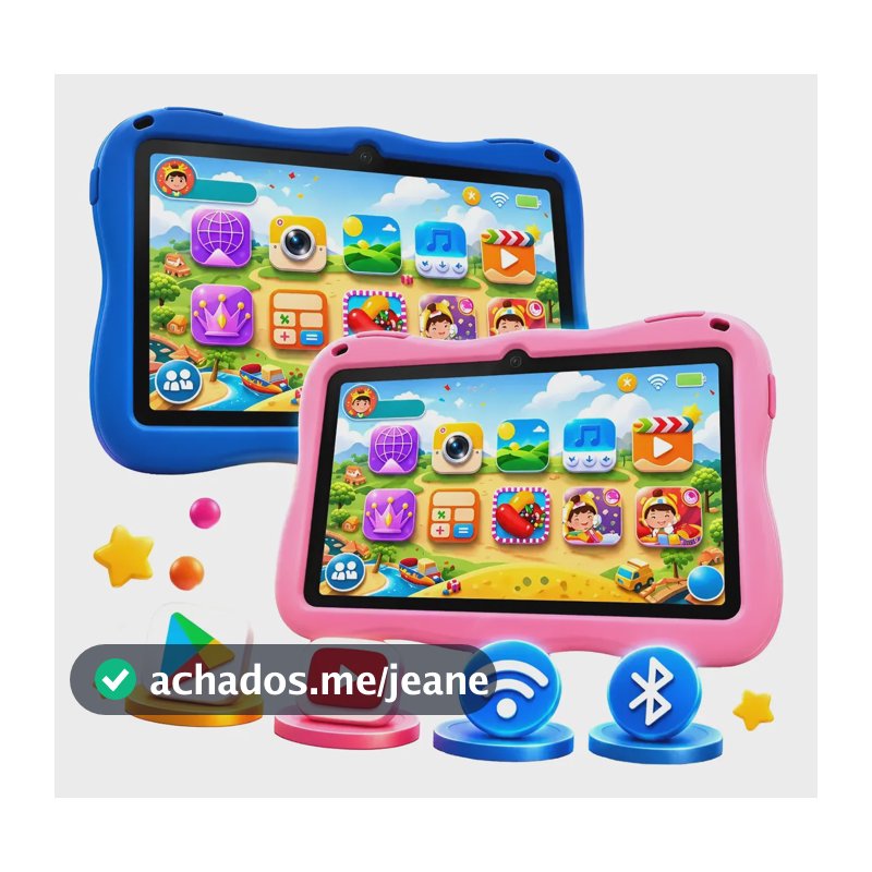 Tablet Infantil Easytech 7 8gb+128gb Android 15 Azul