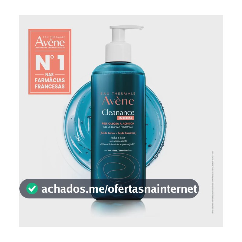 Gel de Limpeza Facial Avène Cleanance Intense Pele Oleosa 400g