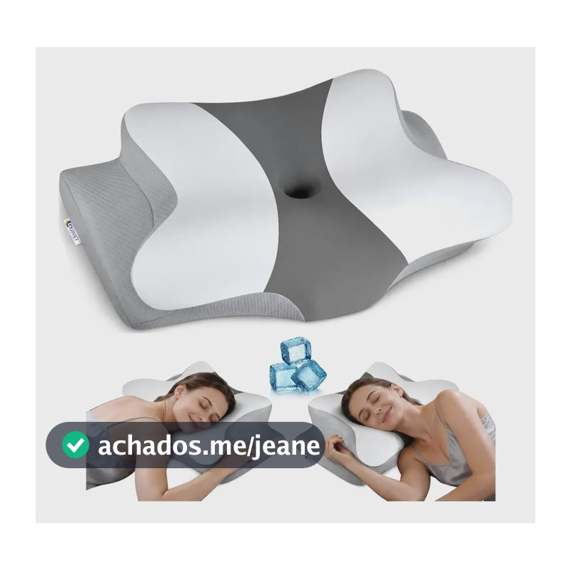 Travesseiro Guwet Anti Ronco E Apneia Relax Coluna Cervical Guwet -bw01