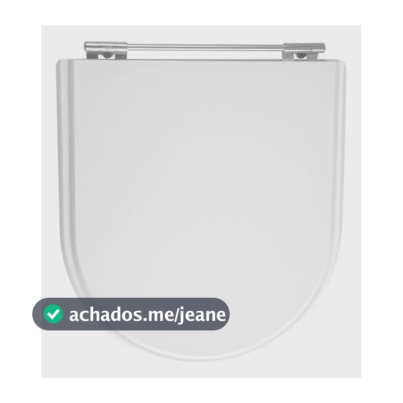 Tampa De Vaso Calypso Branco Para Bacia Incepa Laufen 6lpf Branco