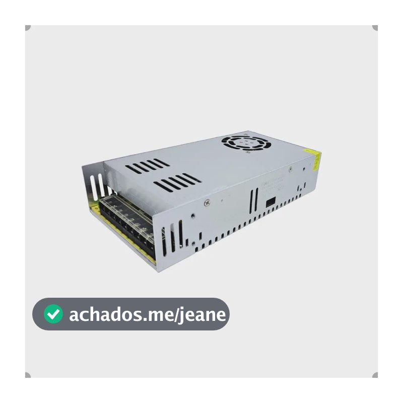 Fonte Chaveada 12v 50a 600w Bivolt Estabilizada Lumiville