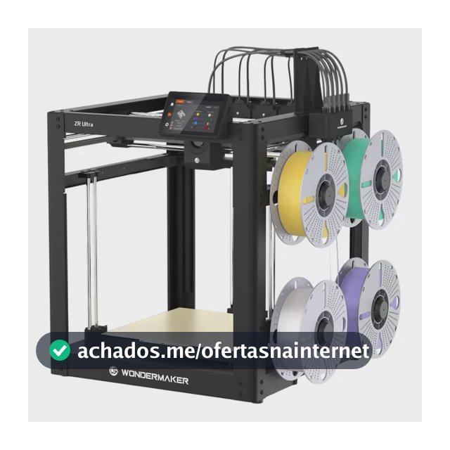Impressora 3d Wondermaker Zr Ultra  4 Bicos Independentes