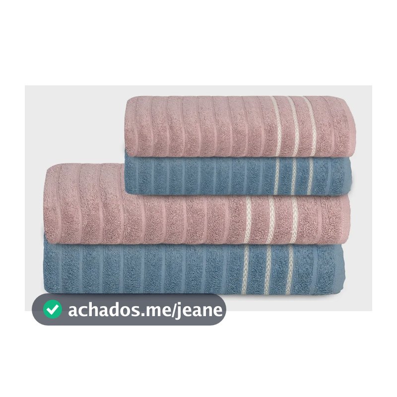 Jogo Toalha Oceane 450g/m² 4pç 2 Banho 2 Rosto Camesa